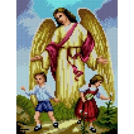 Anioł Stróż z dziećmi (No 5742)