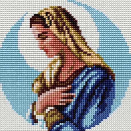 Obrazek do haftu krzyżykowego Maryja (No 5690)