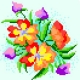 Haft krzyżykowy - do wyboru: kanwa z nadrukiem, nici Ariadna/DMC, wzór graficzny - Bukiet kwiatów (No 5224)