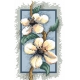 Haft krzyżykowy - do wyboru: kanwa z nadrukiem, nici Ariadna/DMC, wzór graficzny - Kwiat jabłoni B. Sikor (No 94541)