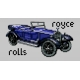 Haft krzyżykowy - do wyboru: kanwa z nadrukiem, nici Ariadna/DMC, wzór graficzny - Rolls-Royce (No 5815)