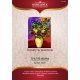 Haft krzyżykowy - do wyboru: kanwa z nadrukiem, nici Ariadna/DMC, wzór graficzny - Kwiaty w wazonie (No 5021)