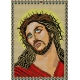 Haft krzyżykowy - do wyboru: kanwa z nadrukiem, nici Ariadna/DMC, wzór graficzny - Chrystus (No 5015) VI