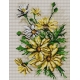 Haft krzyżykowy - do wyboru: kanwa z nadrukiem, nici Ariadna/DMC, wzór graficzny - Polne kwiaty (No 5462)